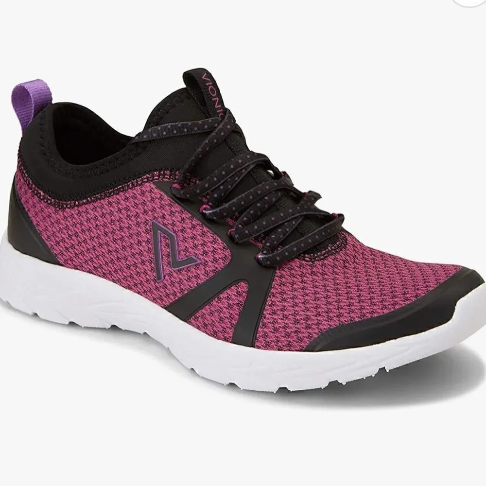 Vionic Purple BrIsk ALMA Support Comfort Sneakers